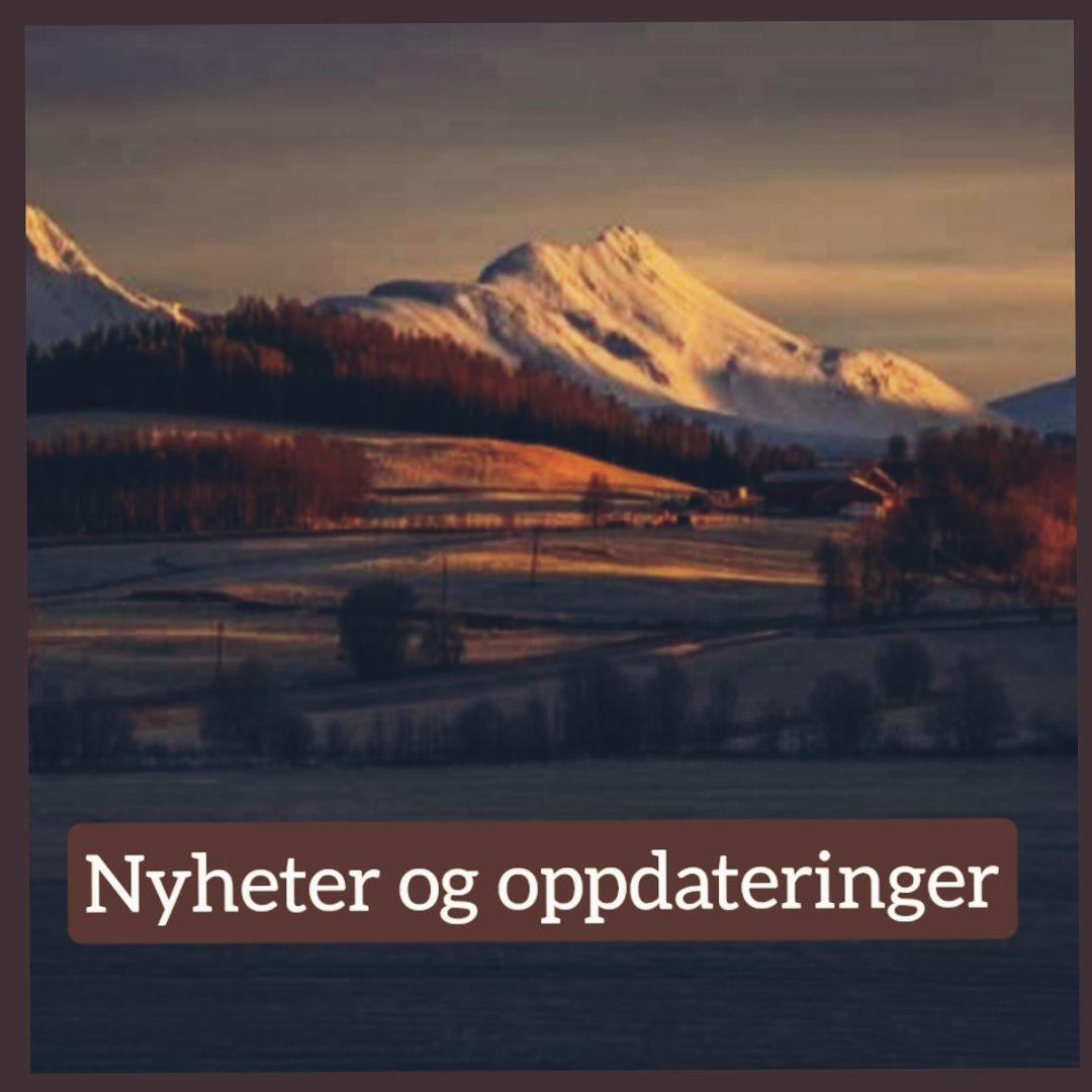 Det skjer stadig noe på gården. Her finner du små og store nyheter både fra hverdag og fest.